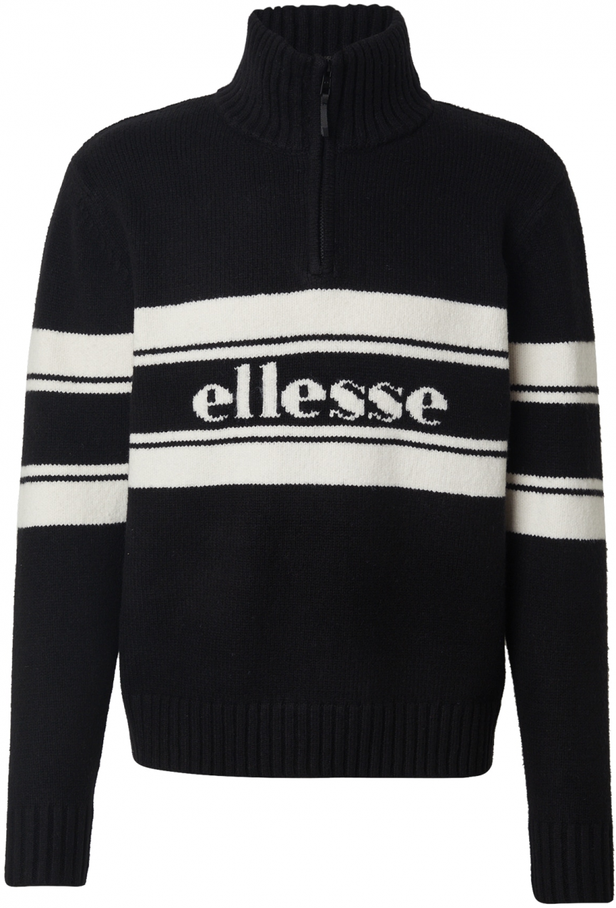 ELLESSE Sveter 'T2'  čierna / biela