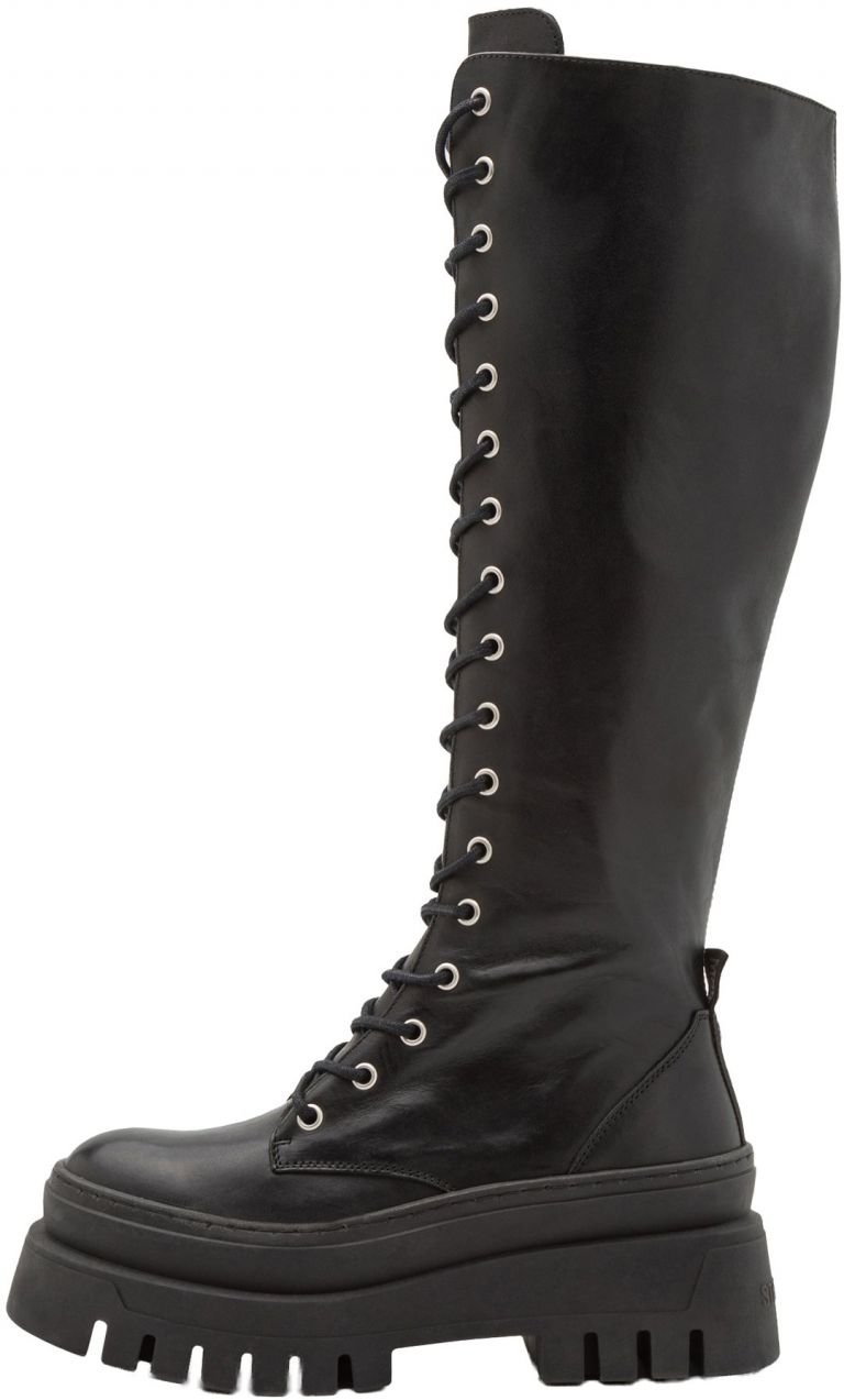 STEVE MADDEN Šnurovacie čižmy 'Carina'  čierna