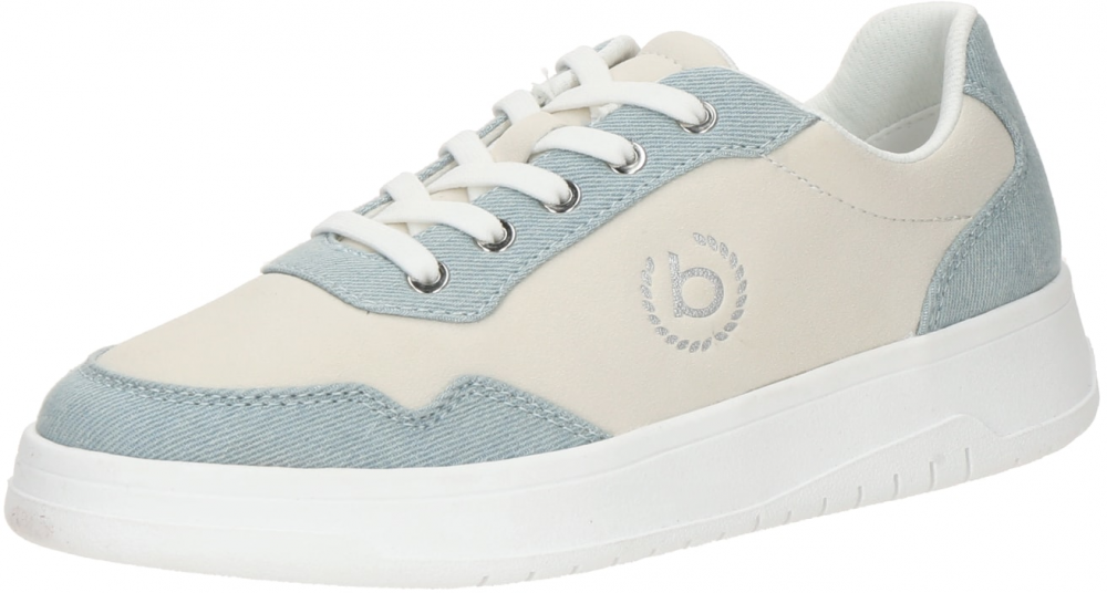 bugatti Nízke tenisky  modrá denim / biela