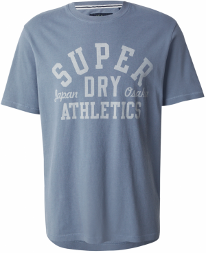 Superdry Tričko 'ATHLETIC ESS'  námornícka modrá / svetlosivá