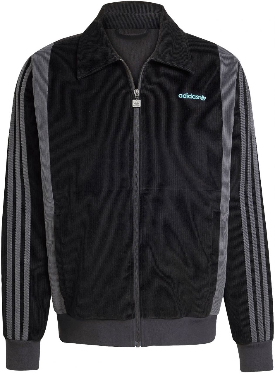 ADIDAS ORIGINALS Prechodná bunda 'Pro'  sivá / čierna