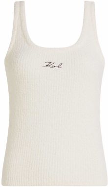 Karl Lagerfeld Top  krémová / čierna