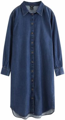 Lindex Košeľové šaty 'Vega'  modrá denim