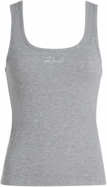 Karl Lagerfeld Top  sivá / biela