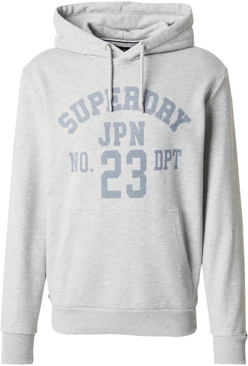 Superdry Mikina 'Athletic Essentials'  zafírová / svetlosivá