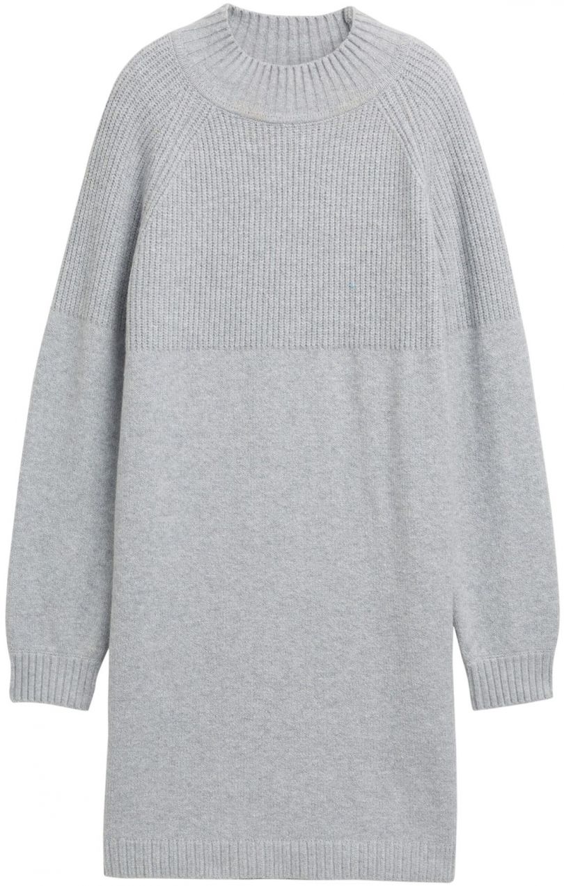 TOM TAILOR DENIM Pletené šaty  svetlosivá