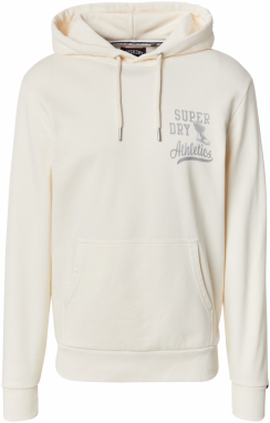 Superdry Mikina 'Essentials'  svetlosivá / biela ako vlna