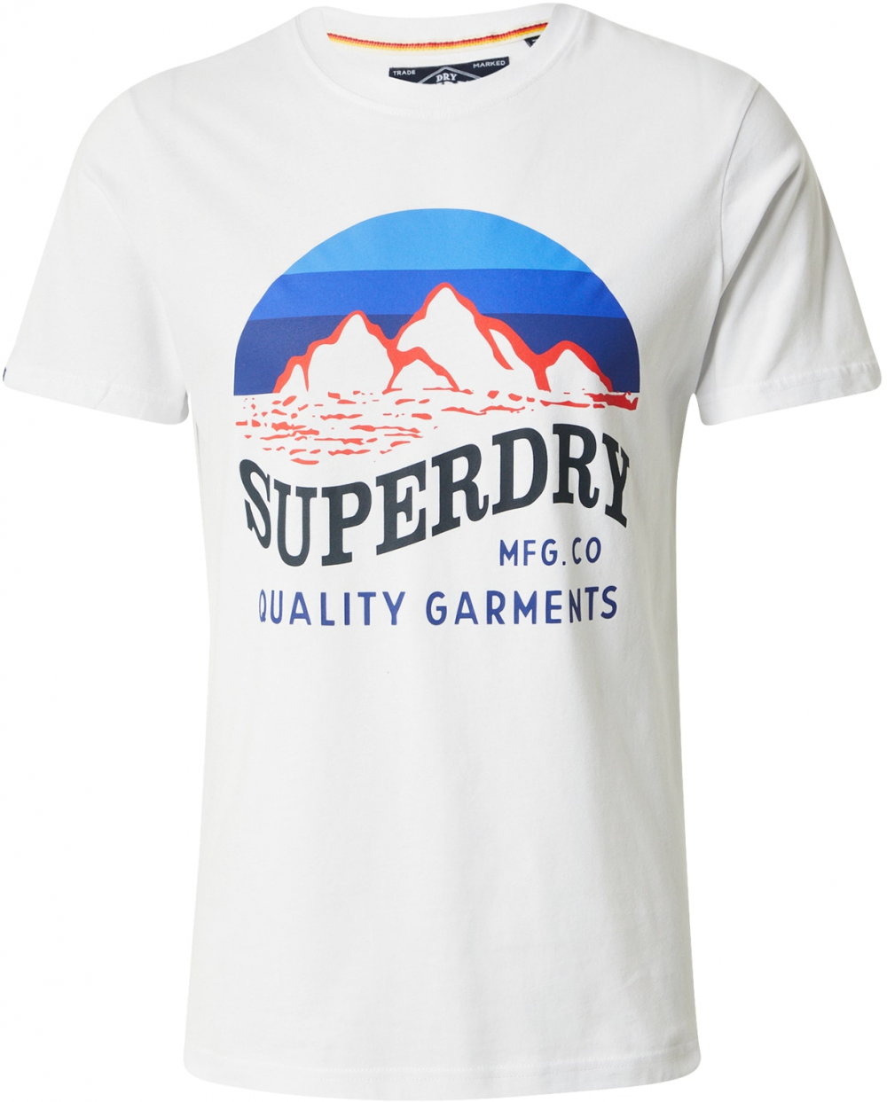 Superdry Tričko 'Great Outdoors'  modrá / červená / čierna / biela