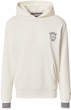 Superdry Mikina 'Athletic Club'  námornícka modrá / biela ako vlna