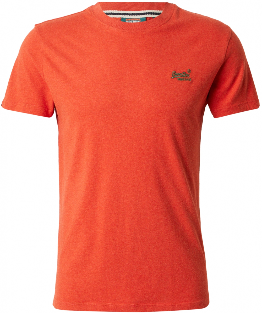 Superdry Tričko 'Essential'  zelená / homárová