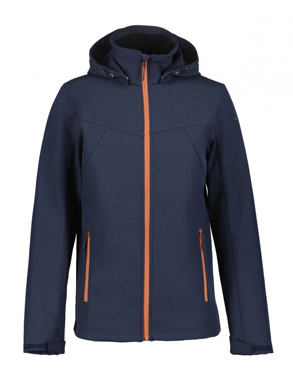 ICEPEAK Outdoorová bunda 'Brimfield'  tmavomodrá / oranžová