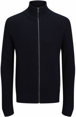 JACK & JONES Kardigán 'JJPANNEL'  tmavomodrá