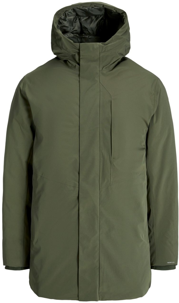 JACK & JONES Zimná parka 'JJEKEEN'  olivová
