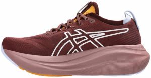 ASICS Bežecká obuv 'NIMBUS 27'  karí / tmavočervená / biela