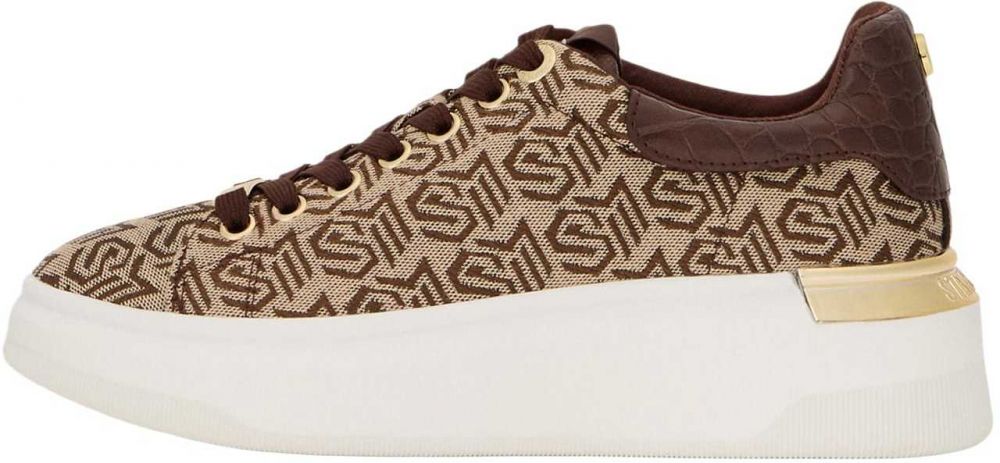 STEVE MADDEN Nízke tenisky 'Glider 2'  hnedá / čierna