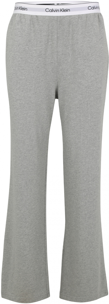 Calvin Klein Nohavice  svetlosivá / čierna / biela