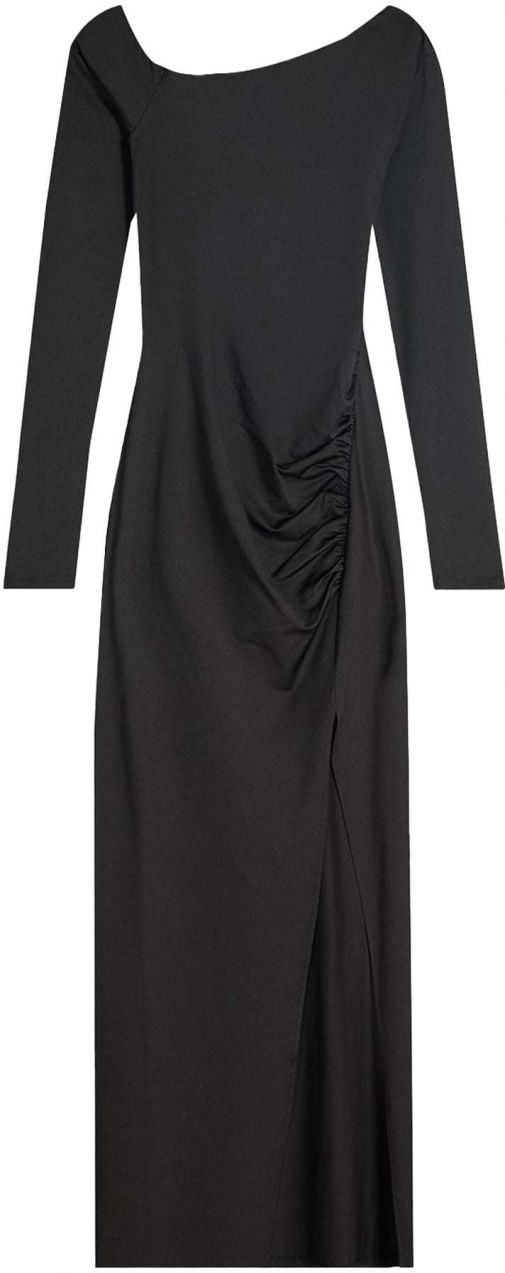 Bershka Šaty  čierna