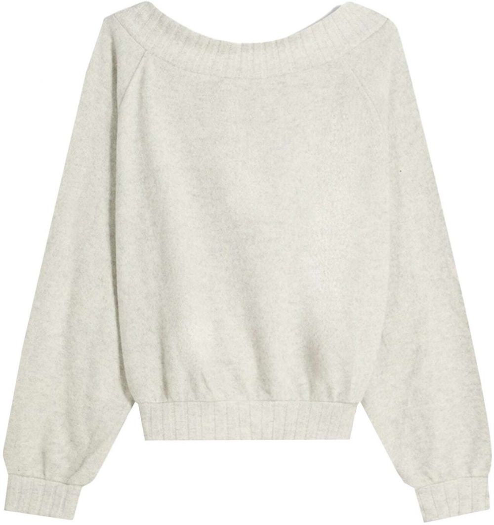 Bershka Sveter  svetlosivá