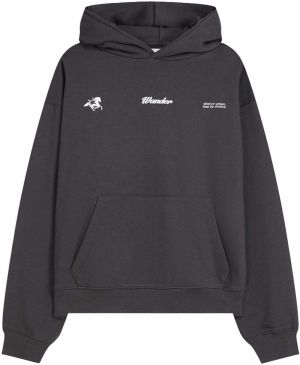 Bershka Mikina  antracitová / ružová / biela
