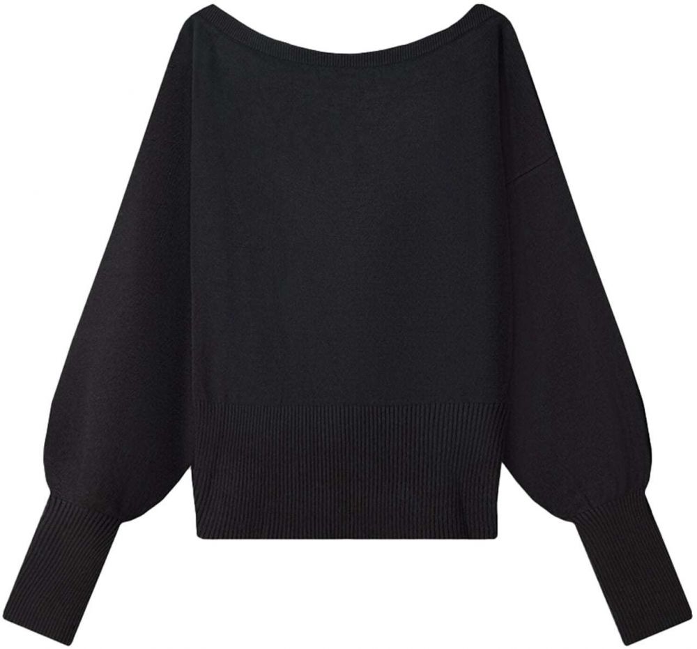 Bershka Sveter  čierna