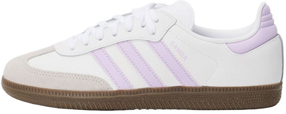 ADIDAS ORIGINALS Tenisky 'SAMBA'  svetlosivá / levanduľová / biela