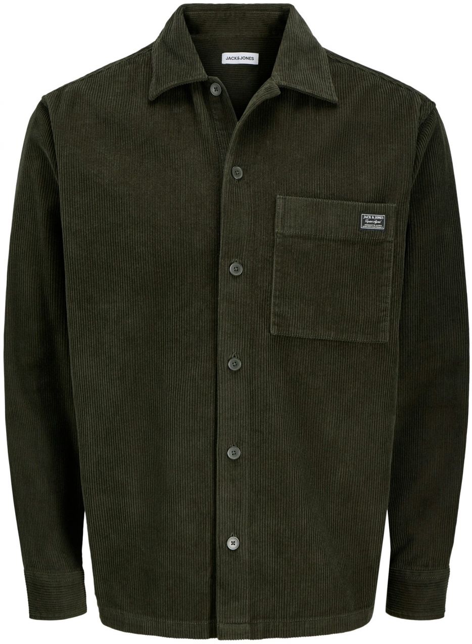 JACK & JONES Košeľa  tmavozelená