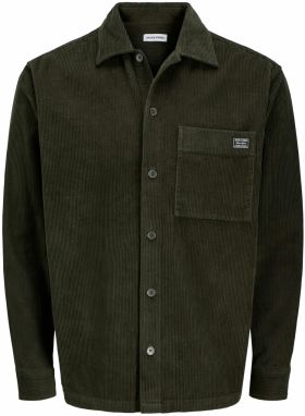 JACK & JONES Košeľa  tmavozelená