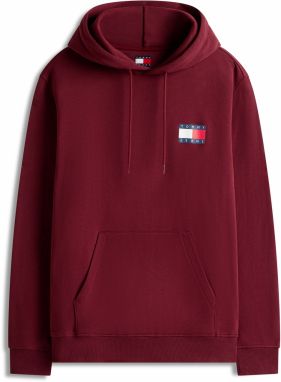 Tommy Jeans Mikina 'ESSENTIAL'  námornícka modrá / červená / tmavočervená / biela