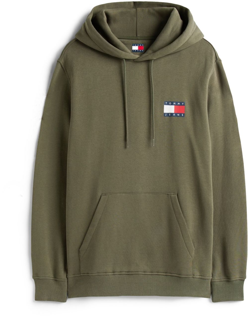 Tommy Jeans Mikina 'ESSENTIAL'  zelená