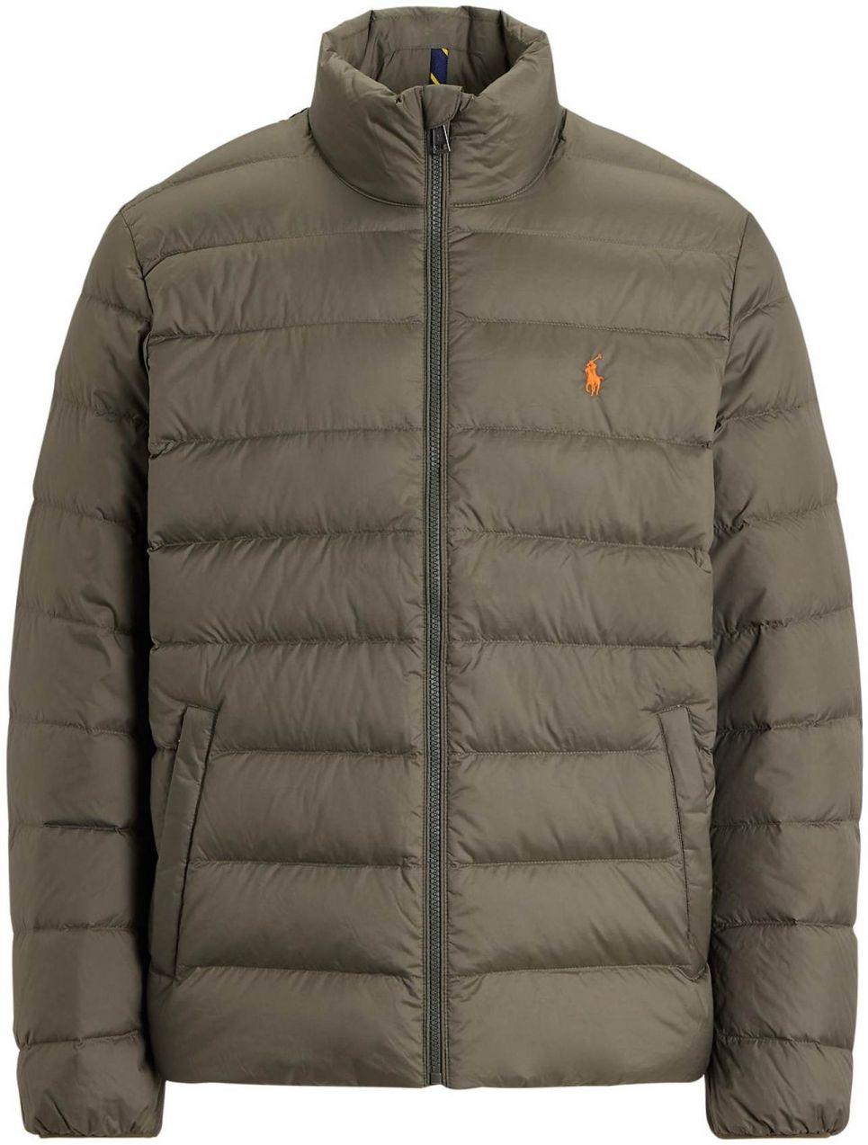 Polo Ralph Lauren Zimná bunda  olivová / oranžová