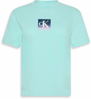 Calvin Klein Jeans Tričko 'CLASSIC'  tyrkysová