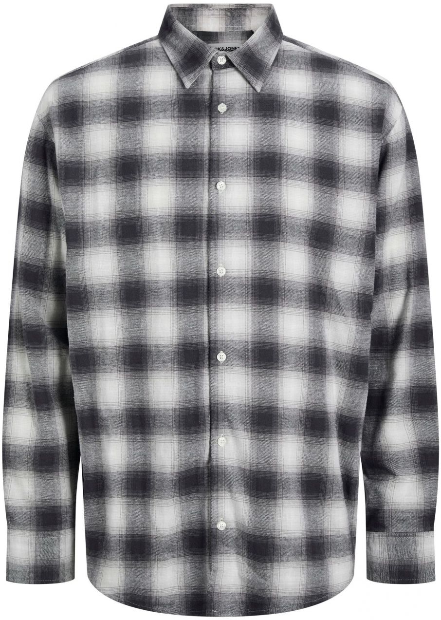 JACK & JONES Košeľa  sivá / čadičová