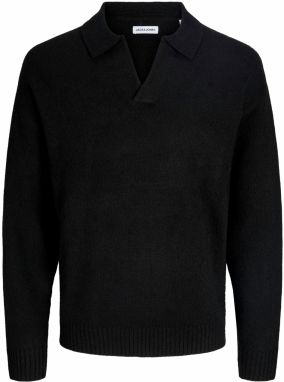 JACK & JONES Sveter 'JJSOHO OLLIE'  čierna