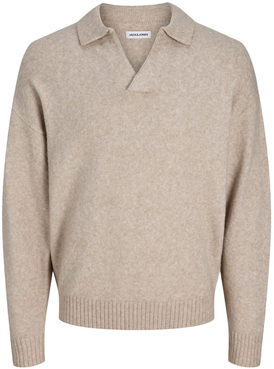 JACK & JONES Sveter 'JJSOHO OLLIE'  svetlosivá