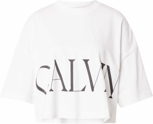 Calvin Klein Jeans Tričko  čierna / biela