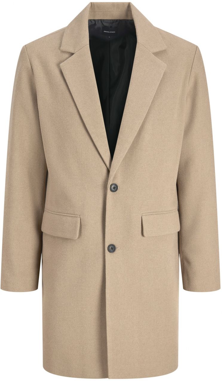 JACK & JONES Prechodný kabát 'JJEHARRIS'  sivobéžová
