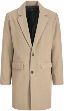 JACK & JONES Prechodný kabát 'JJEHARRIS'  sivobéžová