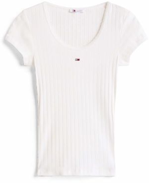 Tommy Jeans Tričko  biela