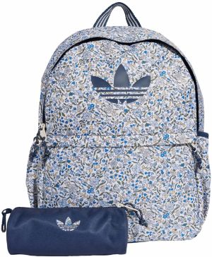 ADIDAS ORIGINALS Batoh 'Adidas Originals x Liberty London'  azúrová / tmavomodrá / olivová / biela