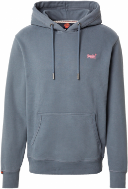 Superdry Mikina 'Essentials'  námornícka modrá / lososová