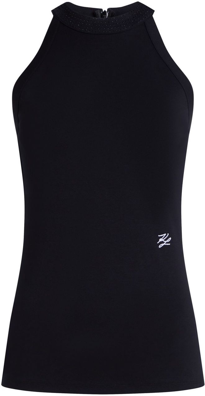 Karl Lagerfeld Top  čierna / biela