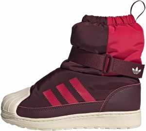 ADIDAS ORIGINALS Snehule 'Superstar 360'  gaštanová / červená