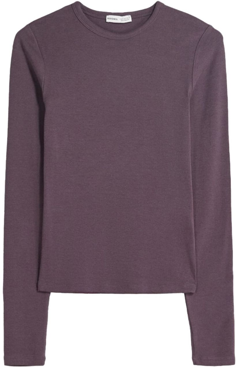 Bershka Tričko  baklažánová