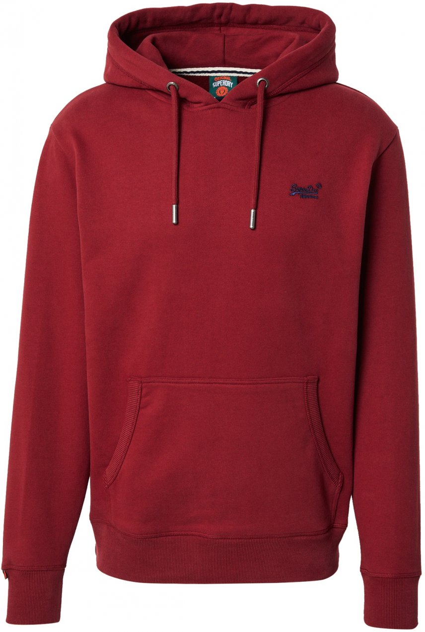 Superdry Mikina 'Essential'  námornícka modrá / červená
