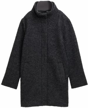TOM TAILOR DENIM Prechodný kabát  antracitová