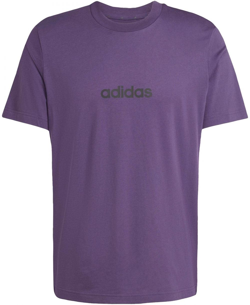 ADIDAS ORIGINALS Funkčné tričko 'Essentials Linear'  černicová / čierna