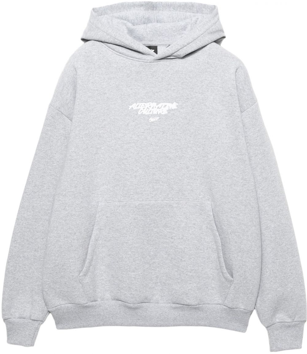 Pull&Bear Mikina 'MANZANA STWD'  svetlobéžová / svetlosivá / červená / biela