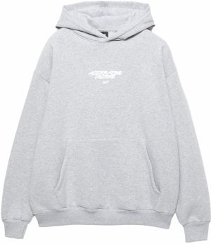 Pull&Bear Mikina 'MANZANA STWD'  svetlobéžová / svetlosivá / červená / biela