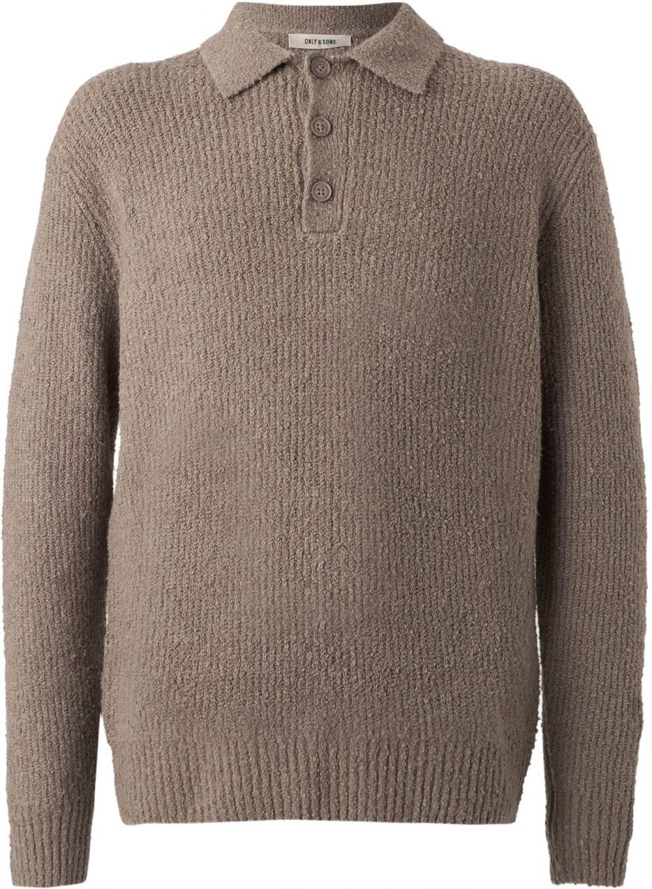 Only & Sons Sveter 'ONSDALE'  hnedá