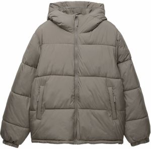 Pull&Bear Prechodná bunda  sivá